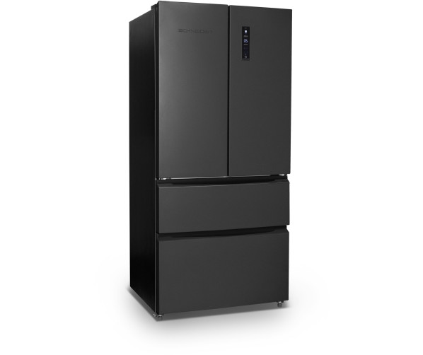 Schneider SCFD558NFB side-by-side koelkast - no frost - mat zwart