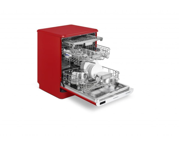 Schneider SDW1444VR retro jaren 50 vaatwasser - rood
