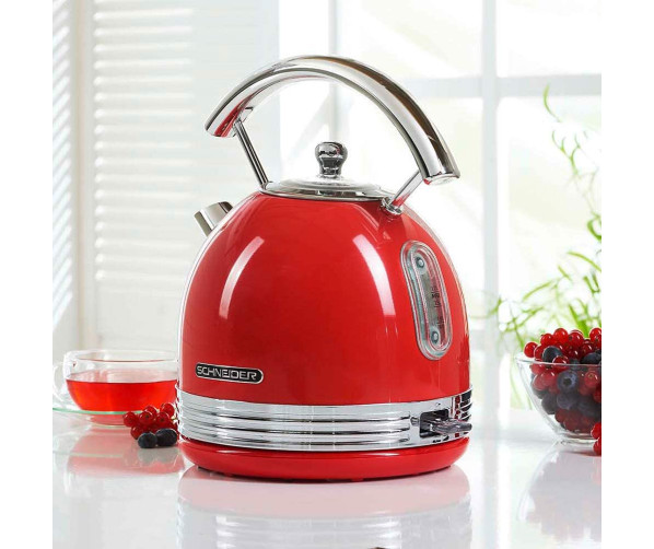 Schaub Lorenz SL W2 FR rood waterkoker met inhoud van 1,7 liter