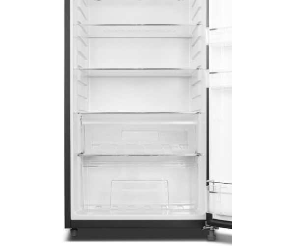 Schneider SCCL329VB retro jaren 50 koelkast - zwart