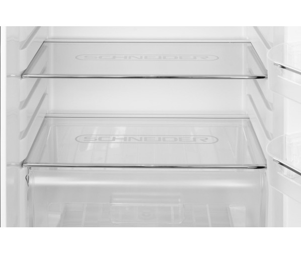 Schneider SCCL329VB retro jaren 50 koelkast - zwart