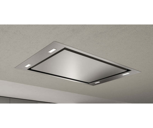 Senza Nome Vento 90 S inbouw plafond afzuigkap - roestvrijstaal
