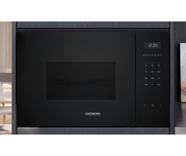 Siemens BE555LMB1 inbouw magnetron met grill - zwart