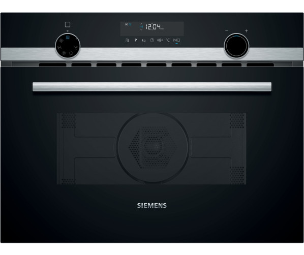 Siemens CM585AGS0 magnetron met hetelucht oven - zwart