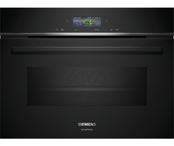 Siemens CM724G1B3 inbouw oven met magnetron - zwart glas