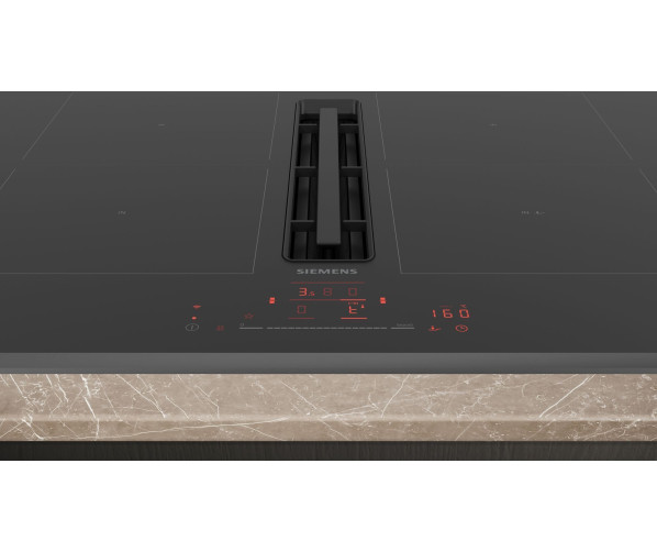 Siemens ED851HQ26M inbouw inductie kookplaat met afzuiging - 80 cm.
