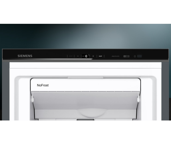 Siemens GS36NAX3P blacksteel vrieskast