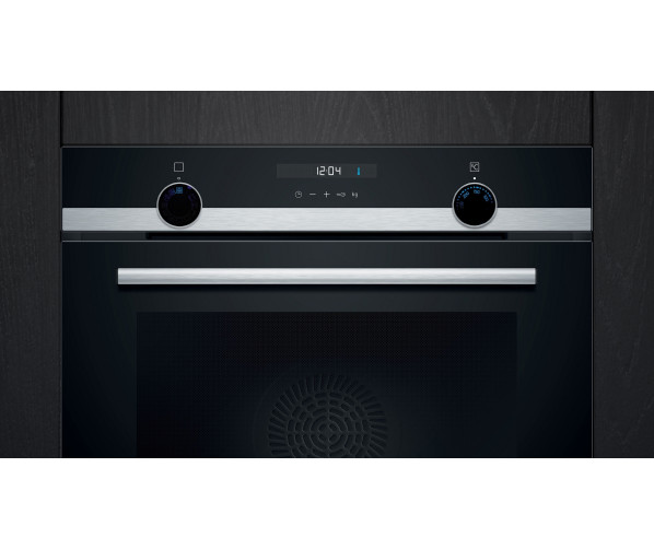 Siemens HB537GES3 inbouw oven met cookControl10 en telescopische rails