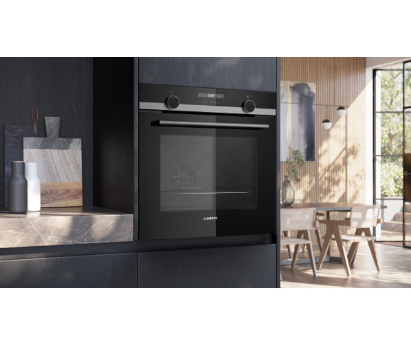 Siemens HB557GBS3F inbouw oven met ecoClean Plus en softMove
