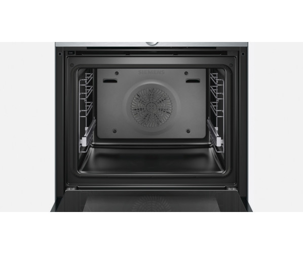 Foto van de binnenzijde van de Siemens HB633GNS1 inbouw oven