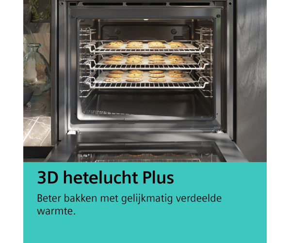 Siemens HB734GBB1 inbouw oven - nis 60 - zwart