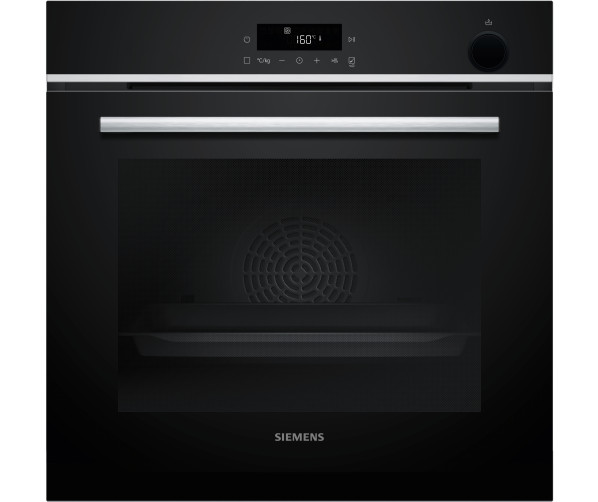 Siemens HR572GBS3 inbouw oven met stoom en pyrolyse - zwart