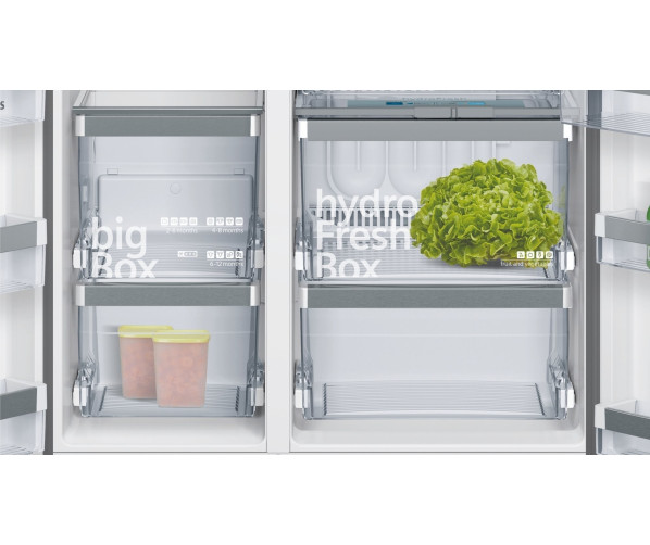 Siemens KA92DSB30 zwart side-by-side koelkast