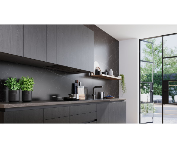 Siemens LB88NPC60 inbouw afzuigkap - zwart - 86 cm. breed