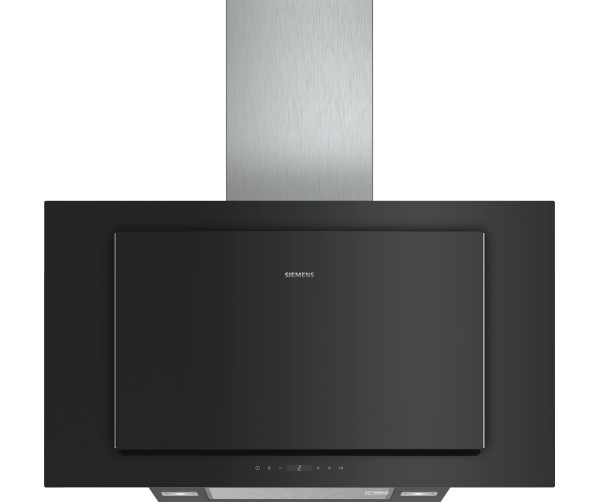 Siemens LC97FLP60 schuine wandmodel afzuigkap met randafzuiging - zwart 