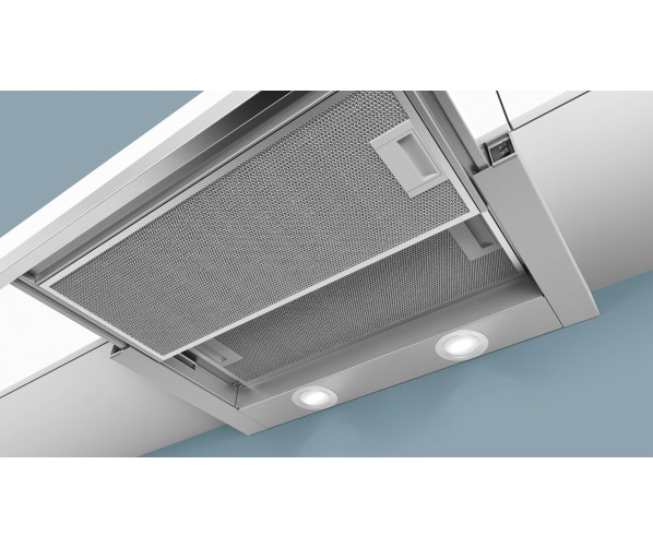 Siemens LI64LA520 vlakscherm zilver afzuigkap