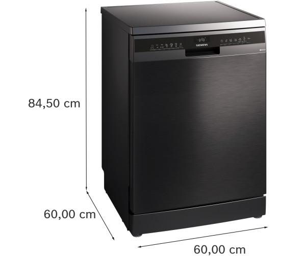Siemens SN23EC22AE blacksteel vaatwasser