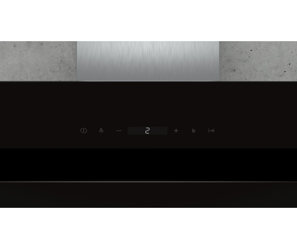 Siemens LC98KLP60 schuine wand afzuigkap met randafzuiging - zwart