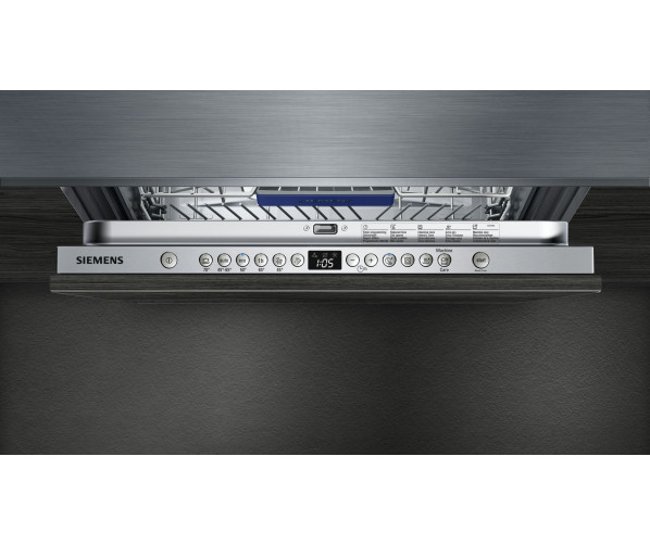 Het bedieningspaneel van de Siemens SX636D00ME verhoogde inbouw vaatwasser 