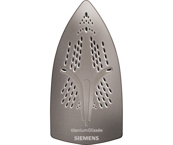 De onderzijde van de Siemens TB56XTRM strijkijzer