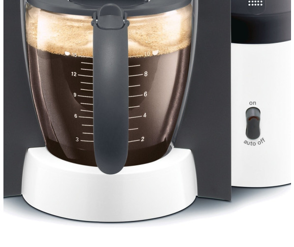 De Siemens TC60301 koffiezetapparaat kan koffie zetten voor 10-15 koppen koffie