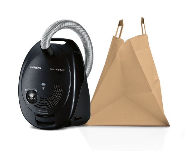 Siemens VS06B112A compacte lichtgewicht stofzuiger - zwart