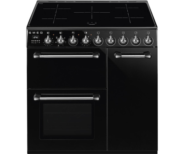 Smeg BM93IBL zwart inductie fornuis