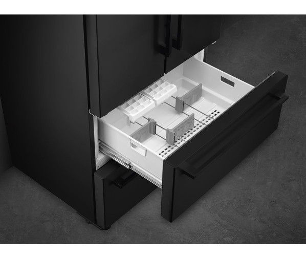 Smeg FQ55FNDF french-door koelkast - zwart