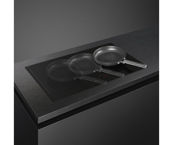 Smeg HOBD482D inbouw inductie kookplaat met afzuiging