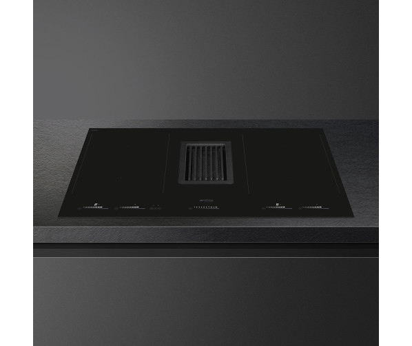 Smeg HOBD682D inbouw inductie kookplaat met afzuiging
