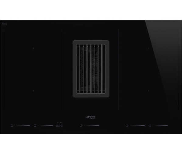 Smeg HOBD682D inductie kookplaat met afzuiging
