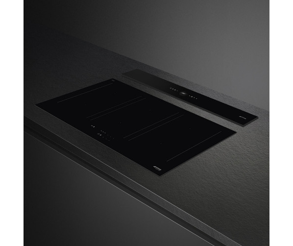 Smeg KDD90CNE downdraft afzuigkap - zwart