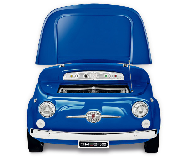 Smeg SMEG500BL Fiat500 koelkast - blauw