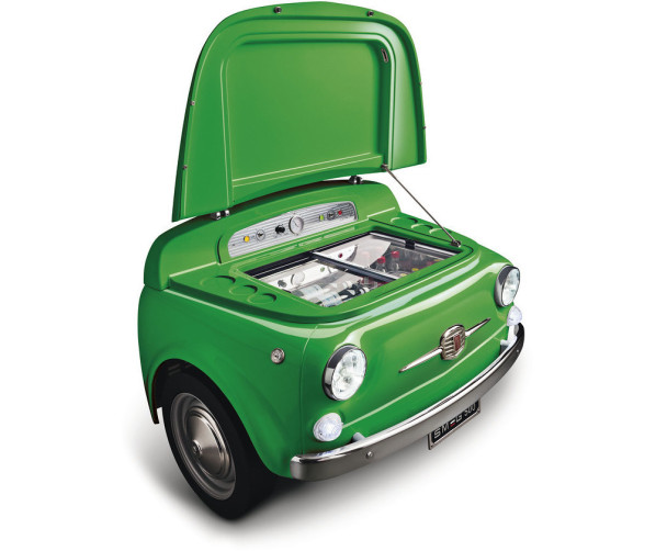 Smeg SMEG500V Fiat 500 koelkast groen