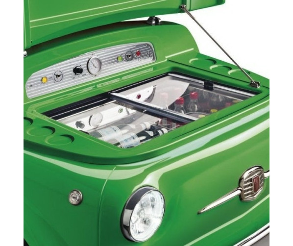 Smeg SMEG500V Fiat 500 koelkast groen