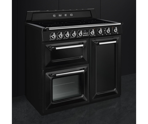 Smeg TR103IBL zwart inductiefornuis