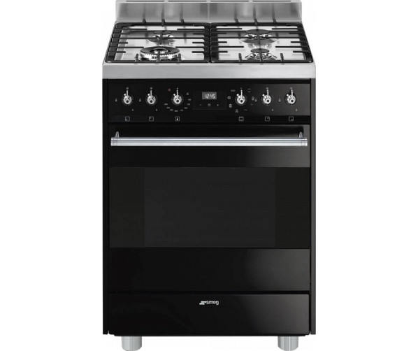 Smeg C6GMNNLK9 fornuis zwart - 60 cm. breed