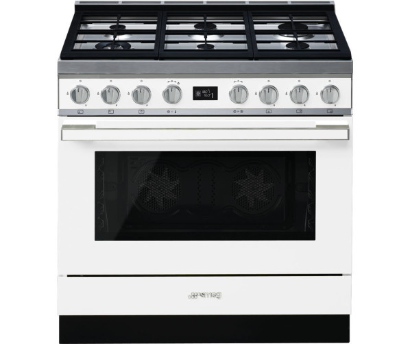 Smeg CPF9GMWHNLK gas fornuis wit 