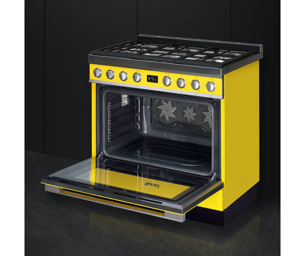 Binnenkant oven Smeg CPF9GMYWNLK gasfornuis