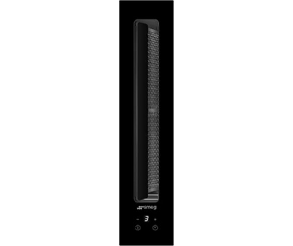 De Smeg KDH12WLD downdraft afzuigkap inbouw is voorzien van een duidelijk LED display