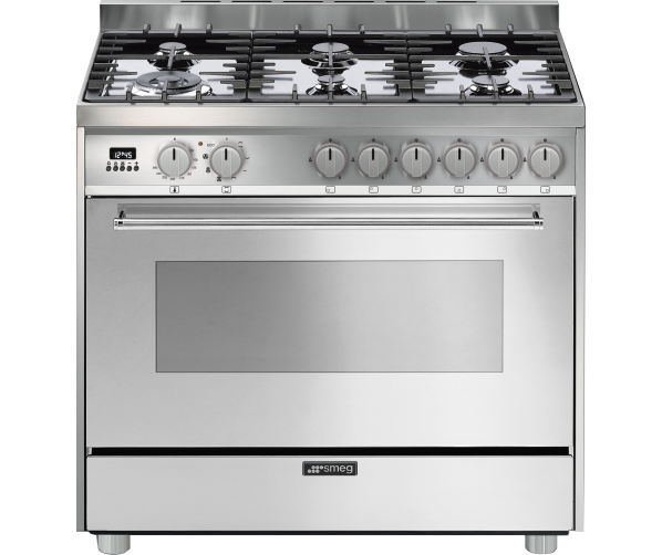 Smeg DS9GMX fornuis roestvrijstaal
