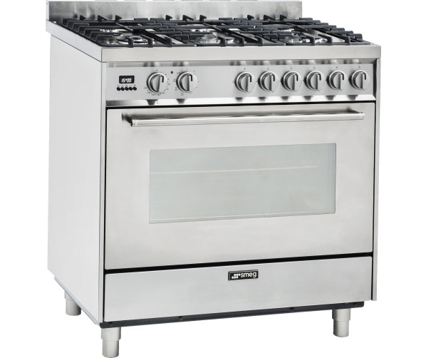 Het strakke design maakt de Smeg DS9GMX fraai te integreren in iedere keuken