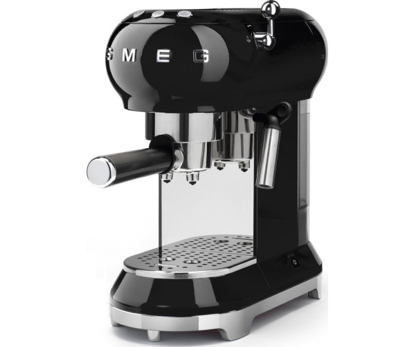 Smeg ECF01BLEU koffiemachine zwart