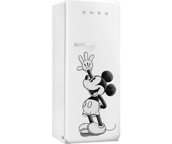 Ontworpen door Walt Disney, nu op uw koelkastdeur. Smeg FAB28RDMM5 rechtsdraaiende koelkast - Mickey Mouse