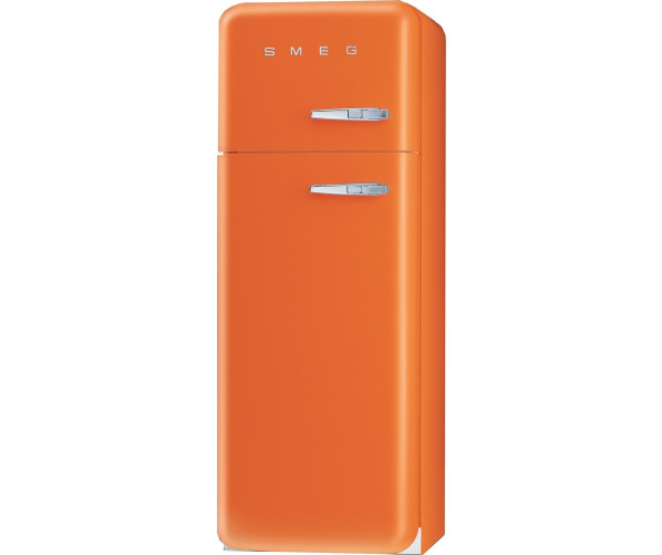 Smeg FAB30LO1 oranje koelkast - linksdraaiend