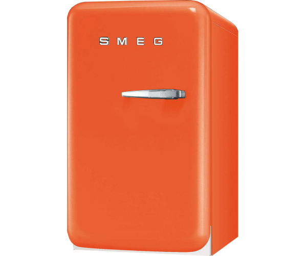 Smeg FAB5LO oranje koelkast - linksdraaiend