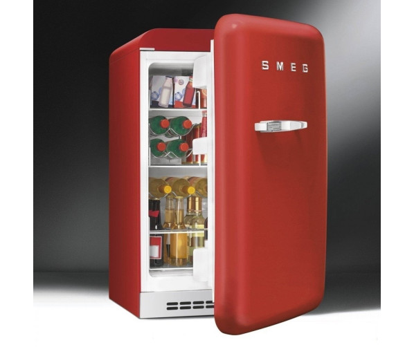 Smeg FAB5RR koelkast rood - rechtsdraaiend