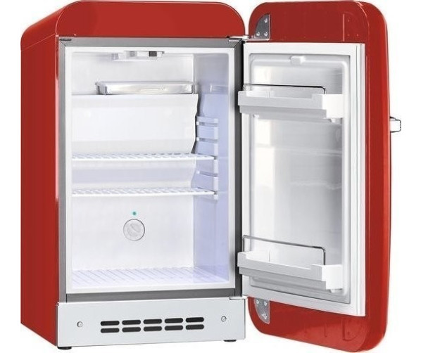 De Smeg FAB5RR is een barmodel koelkast uitgevoerd met adsorptie techniek