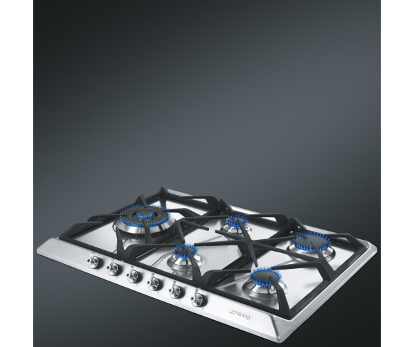 Smeg GKC755NLK inbouw kookplaat - 70 cm. breed