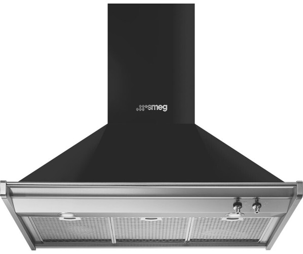 Smeg KD90HAE wand afzuigkap - antraciet - 90 cm. breed - Classici serie